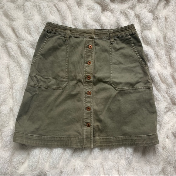 ANTHROPOLOGIE Pilcro & the Letterpress Button Skirt🌞 - Picture 2 of 8